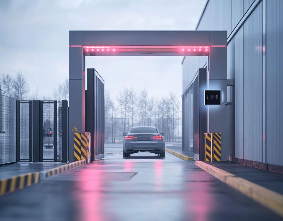 bluetooth access vehicle gate