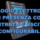 orologio elettronico presenza