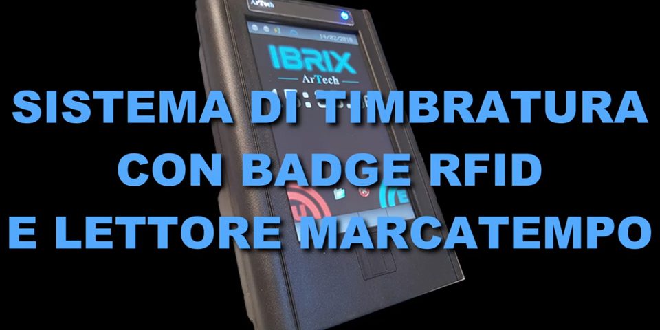 sistema timbratura badge rfid